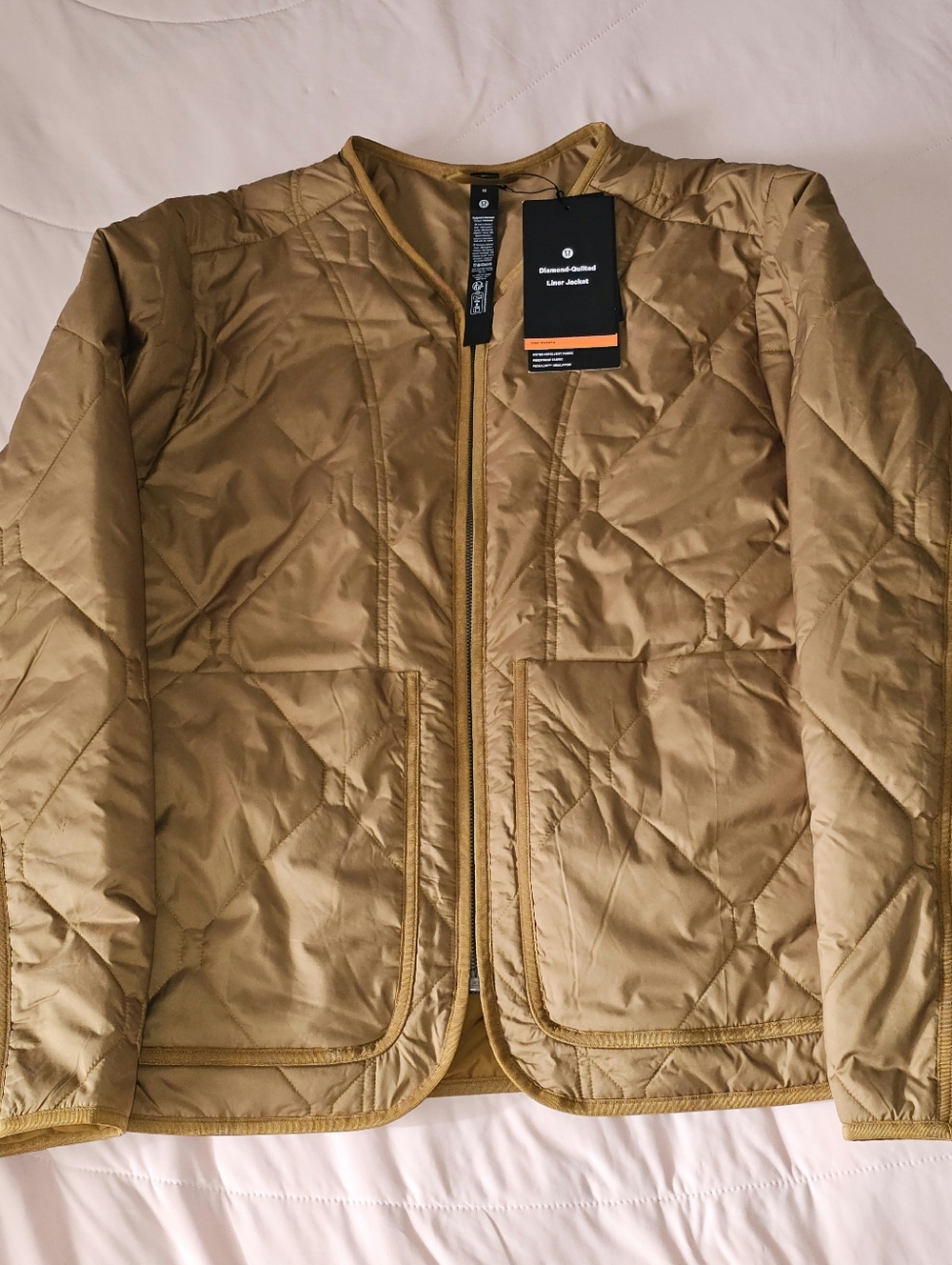 Lululemon Diamond-Quilted Liner Jacket, Men's Size M, NWT
